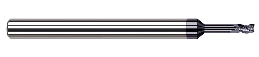 Picture of Harvey Tool 861678-C3 .078 Dia STB FL 5x RCH EM, 4 FL, AlTiN End Mill Standard Flute Standard Helix Carbide AlTiN Single End Square Sharp